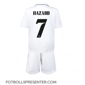 Real Madrid Eden Hazard #7 Hemmatröja Barn 2022-23 Kortärmad (+ korta byxor)